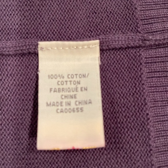 RW&CO. Mauve Button Sweater - Picture 6 of 8